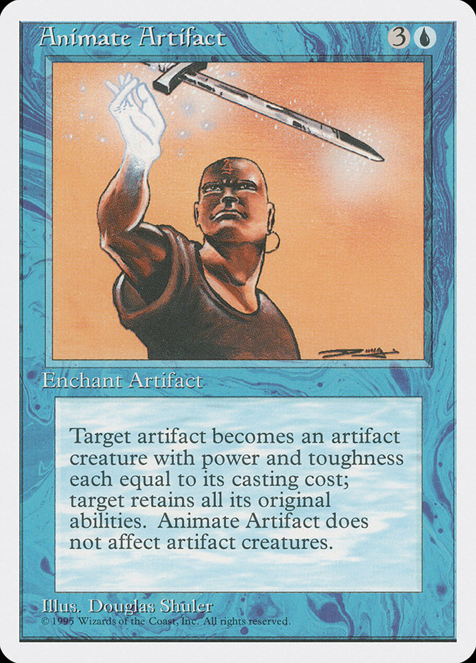 MTG: 4th Edition 060: Animate Artifact 