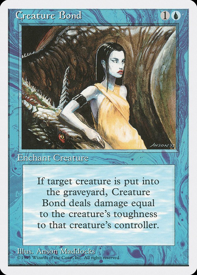 MTG: 4th Edition 066: Creature Bond 