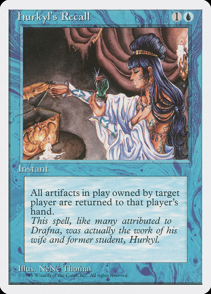 MTG: 4th Edition 077: Hurkyls Recall 