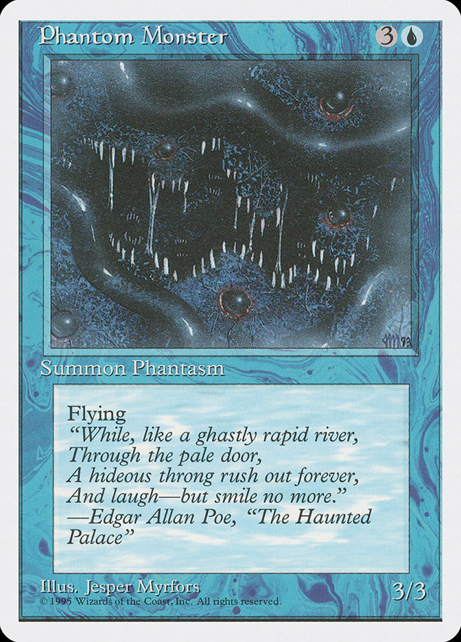 MTG: 4th Edition 090: Phantom Monster 