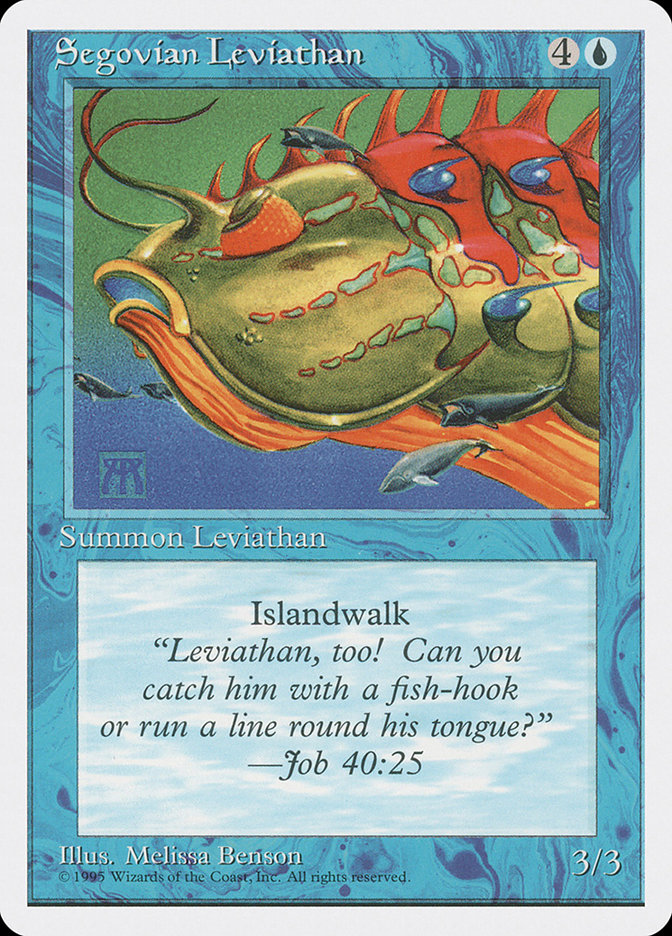 MTG: 4th Edition 099: Segovian Leviathan 