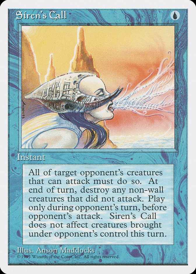 MTG: 4th Edition 101: Sirens Call 