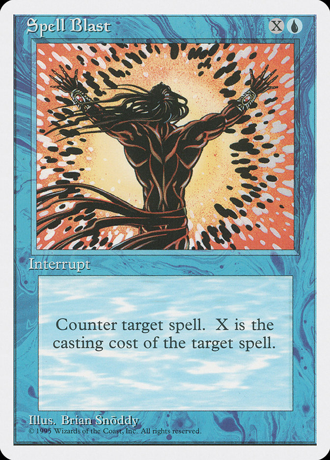 MTG: 4th Edition 103: Spell Blast 