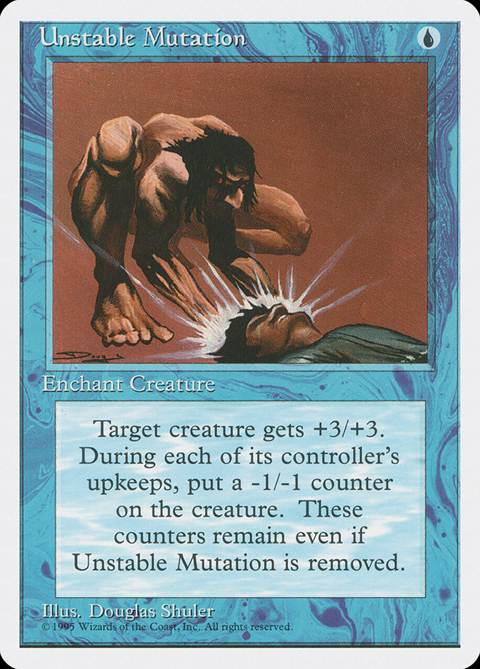 MTG: 4th Edition 110: Unstable Mutation 