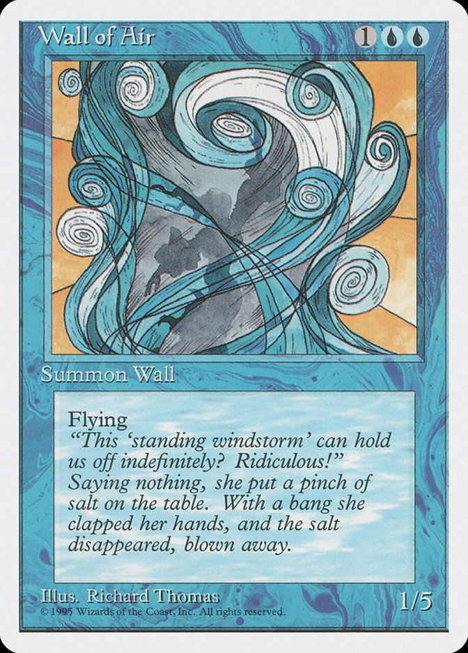 MTG: 4th Edition 113: Wall of Air 