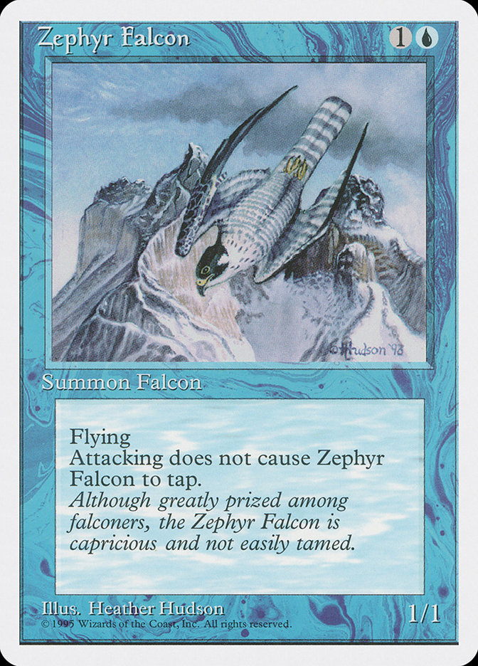 MTG: 4th Edition 116: Zephyr Falcon 