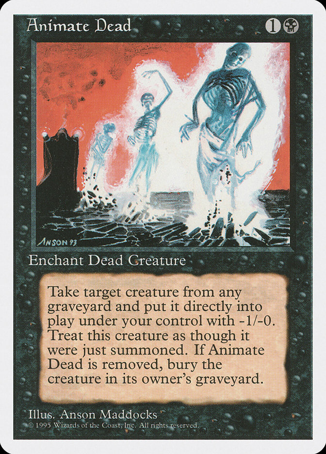 MTG: 4th Edition 118: Animate Dead 