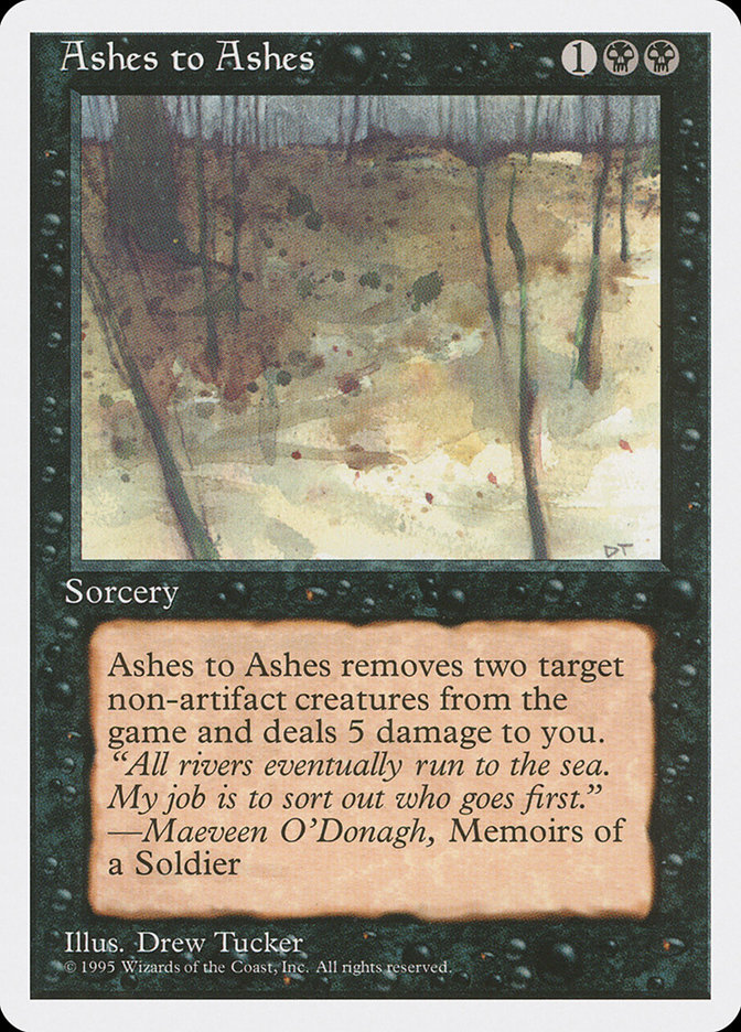 MTG: 4th Edition 119: Ashes to Ashes 