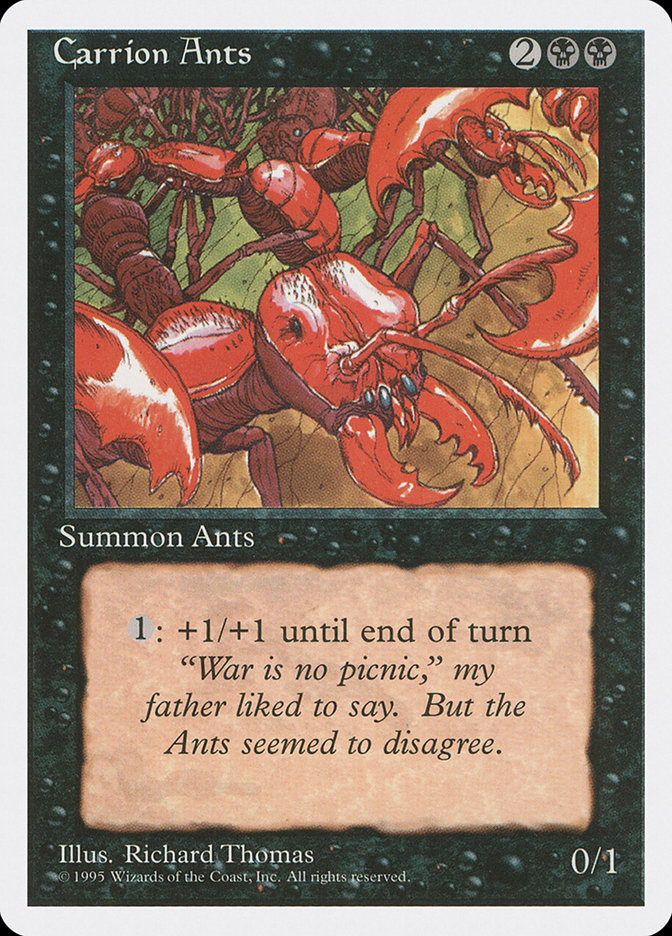 MTG: 4th Edition 125: Carrion Ants 