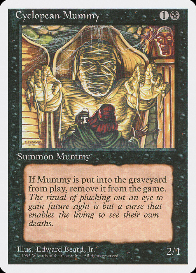 MTG: 4th Edition 128: Cyclopean Mummy 