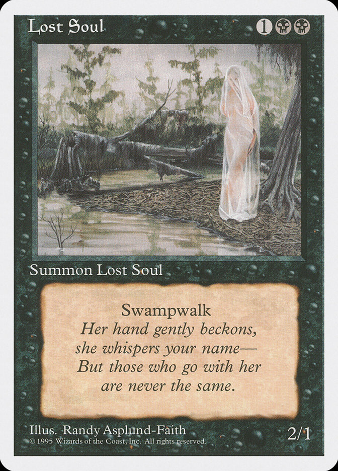 MTG: 4th Edition 145: Lost Soul 