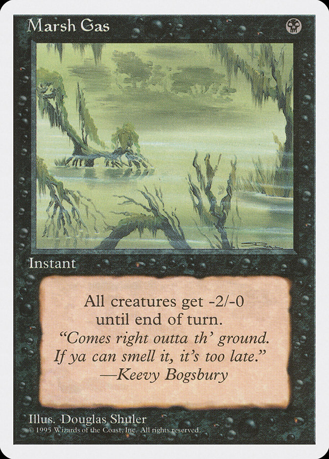 MTG: 4th Edition 146: Marsh Gas 