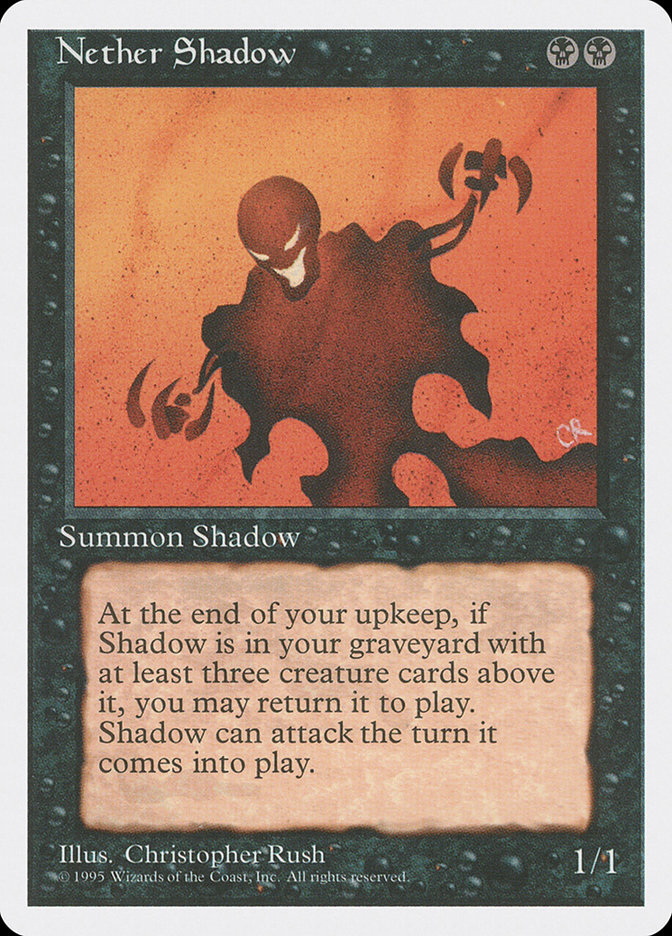 MTG: 4th Edition 149: Nether Shadow 