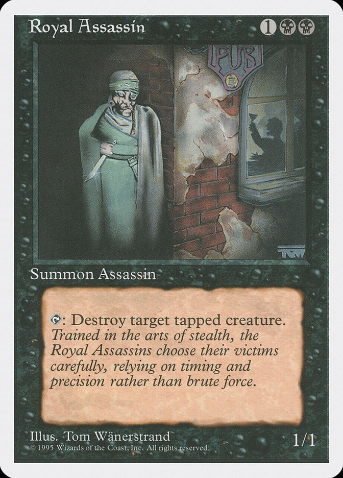 MTG: 4th Edition 157: Royal Assassin 