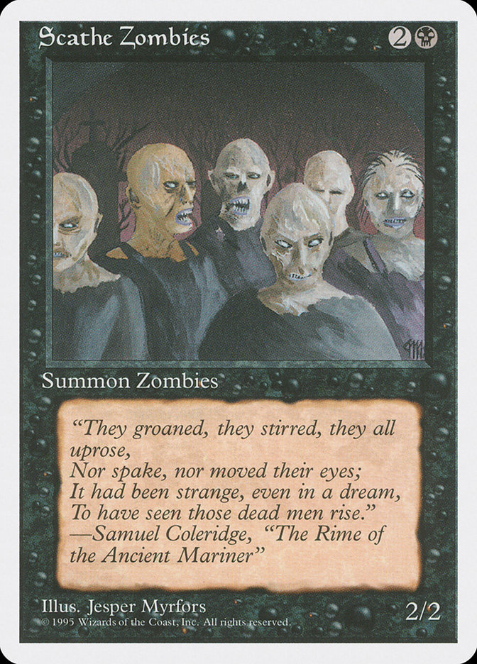 MTG: 4th Edition 158: Scathe Zombies 