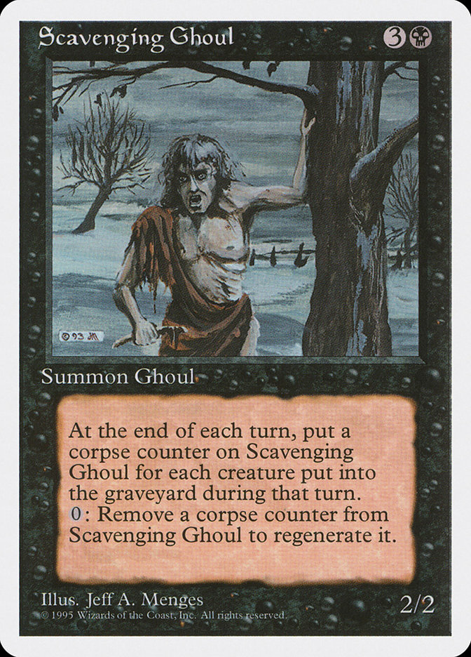 MTG: 4th Edition 159: Scavenging Ghoul 