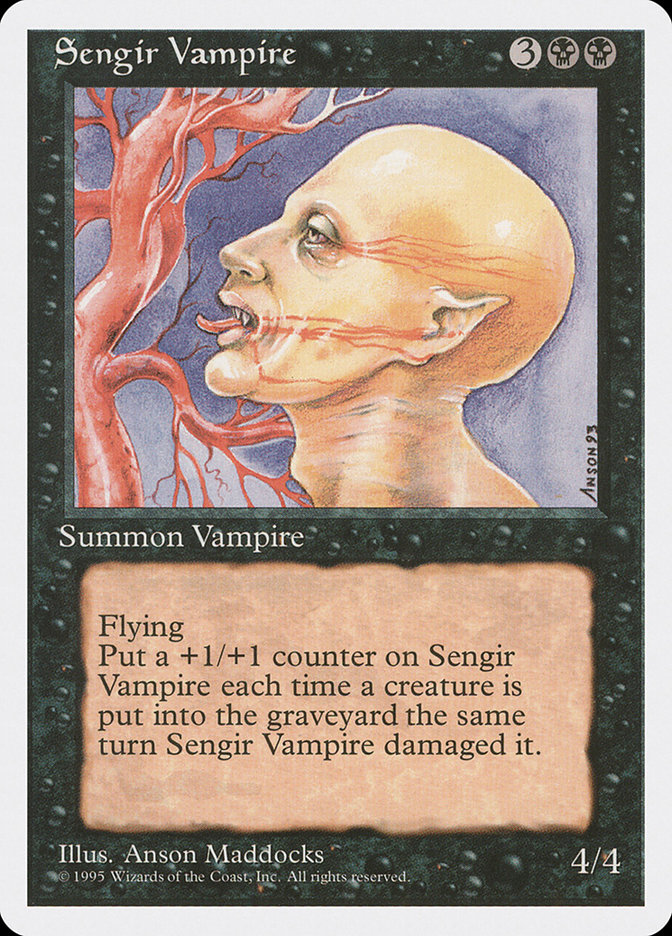 MTG: 4th Edition 160: Sengir Vampire 