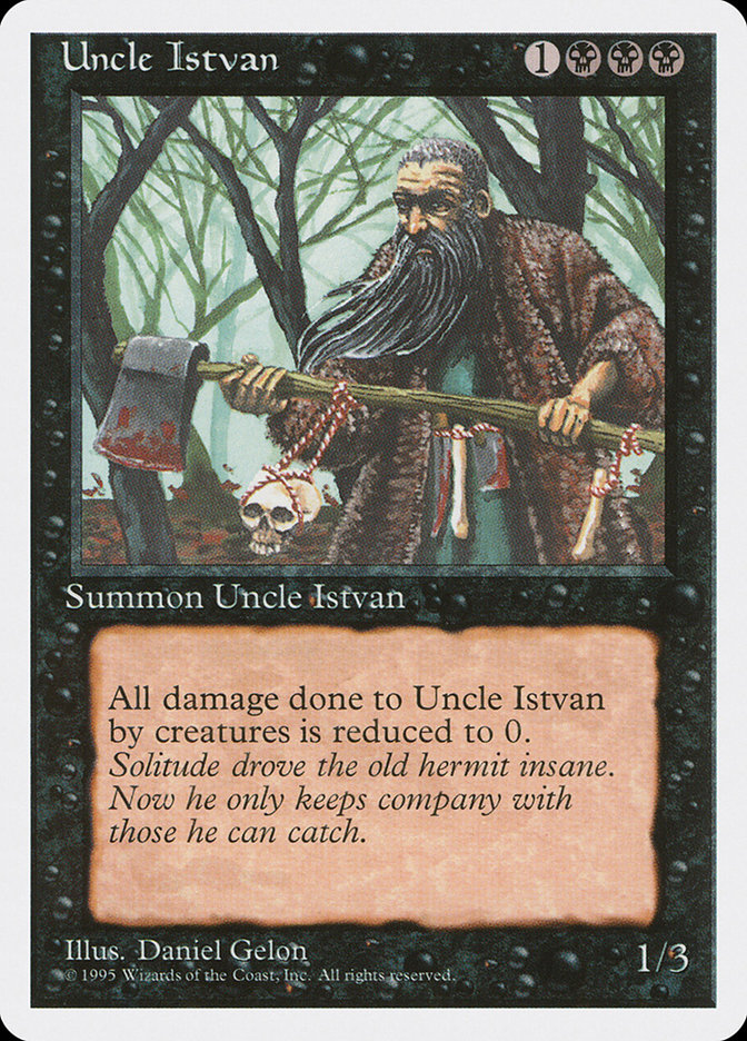 MTG: 4th Edition 165: Uncle Istvan 