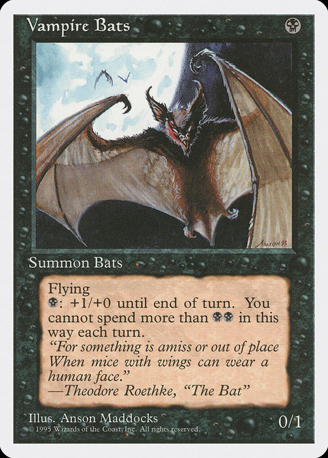 MTG: 4th Edition 167: Vampire Bats 