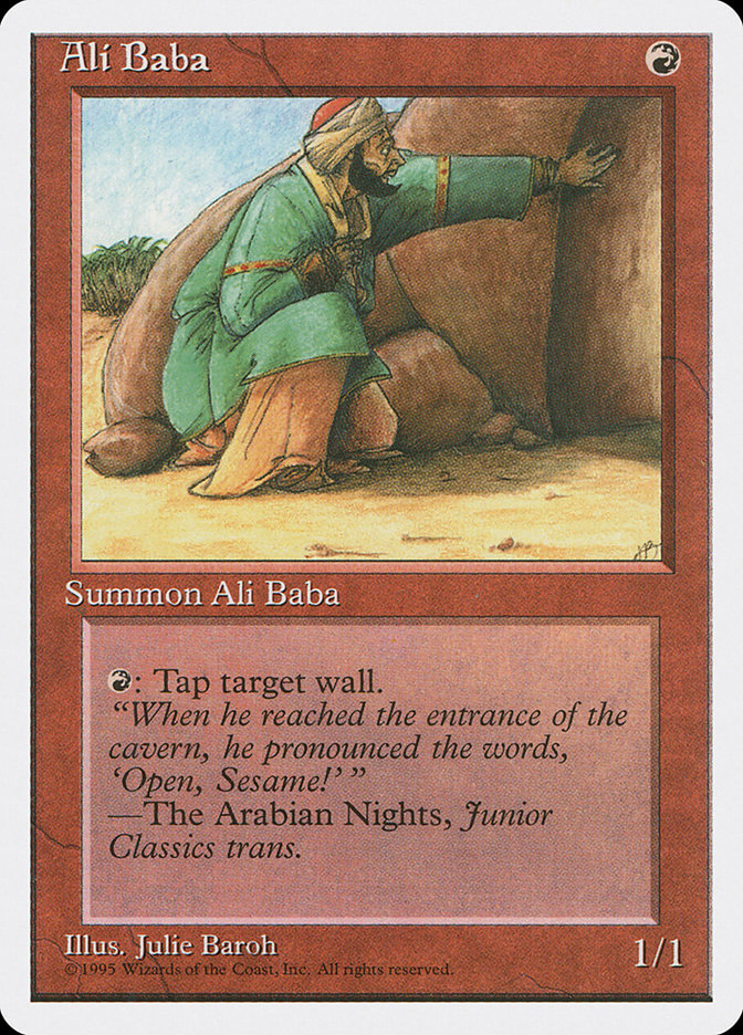 MTG: 4th Edition 175: Ali Baba 