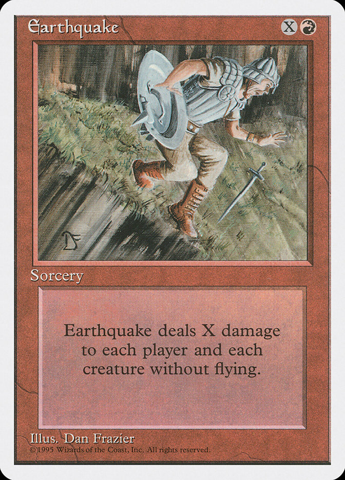 MTG: 4th Edition 189: Earthquake 