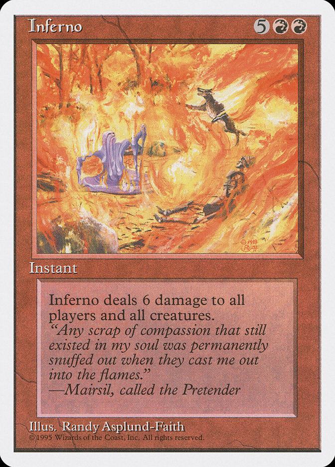 MTG: 4th Edition 205: Inferno 