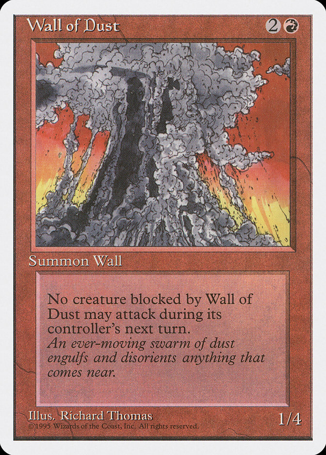 MTG: 4th Edition 229: Wall of Dust 