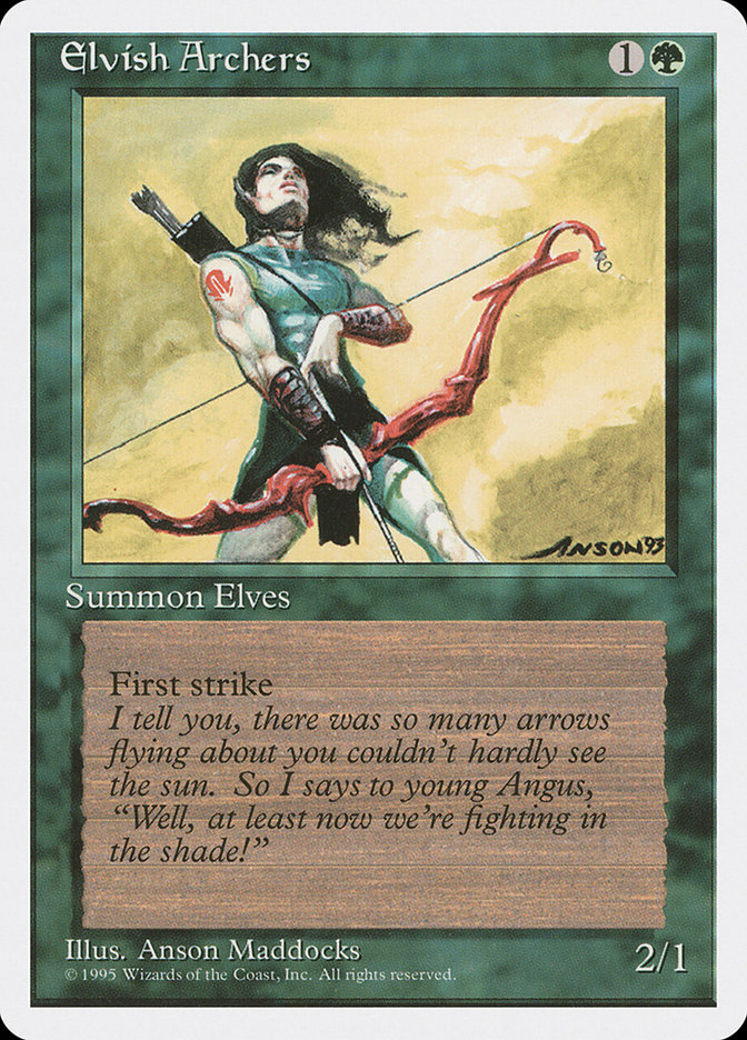 MTG: 4th Edition 243: Elvish Archers 