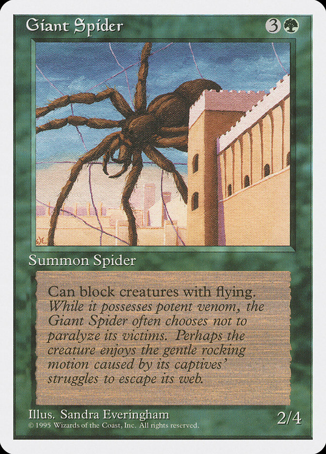 MTG: 4th Edition 249: Giant Spider 