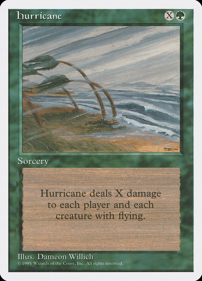 MTG: 4th Edition 251: Hurricane 