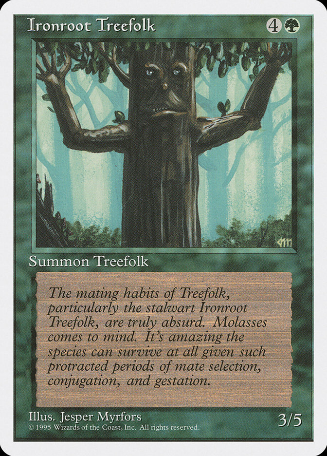 MTG: 4th Edition 253: Ironroot Treefolk 