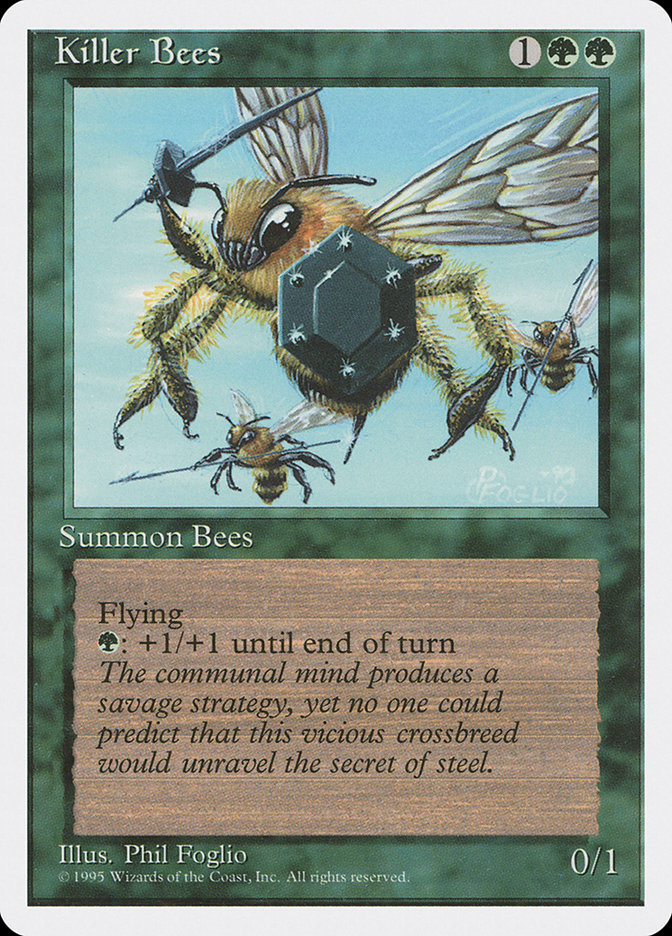 MTG: 4th Edition 254: Killer Bees 