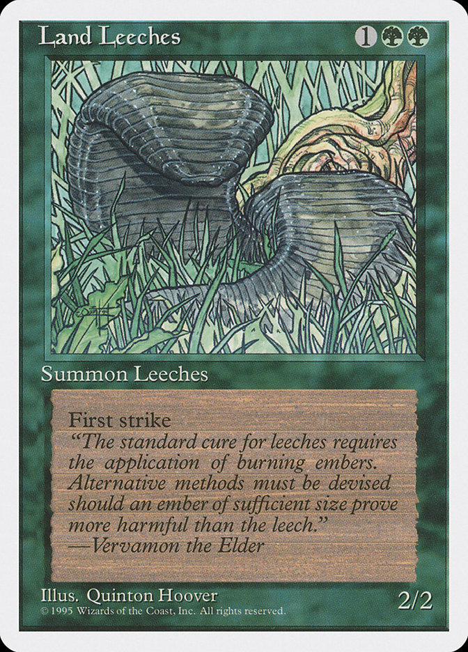 MTG: 4th Edition 255: Land Leeches 