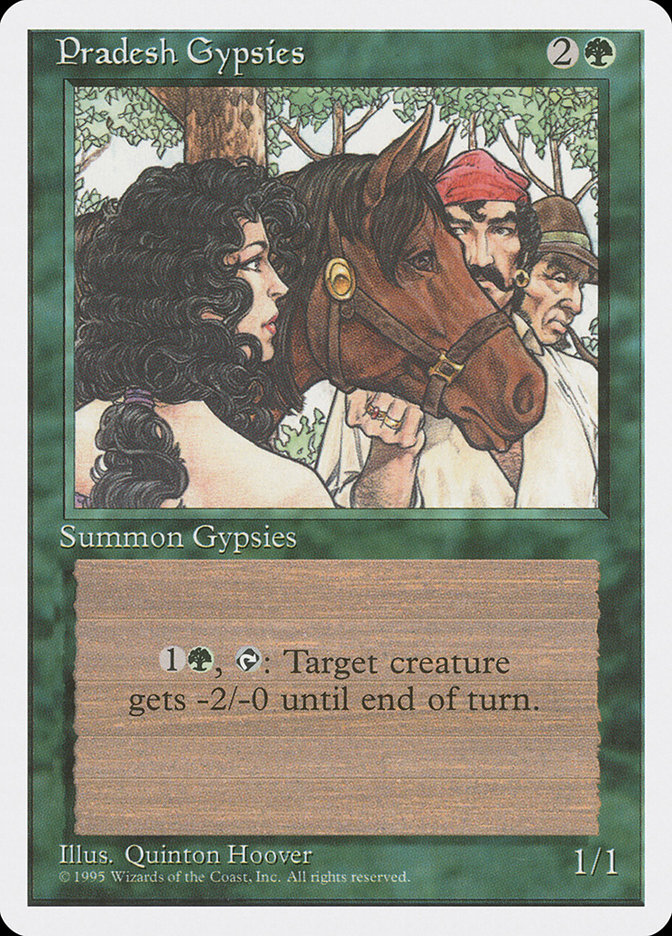 MTG: 4th Edition 265: Pradesh Gypsies 