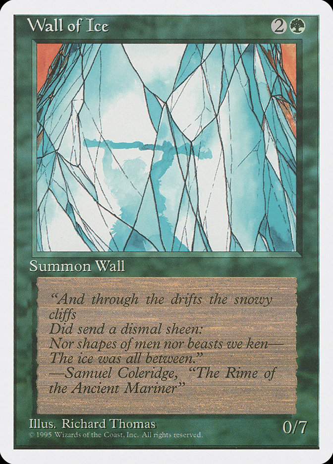 MTG: 4th Edition 283: Wall of Ice 