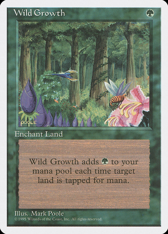 MTG: 4th Edition 289: Wild Growth 