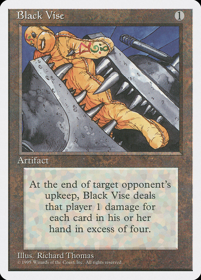 MTG: 4th Edition 299: Black Vise 