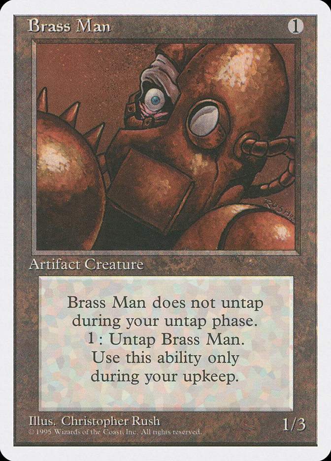 MTG: 4th Edition 302: Brass Man 