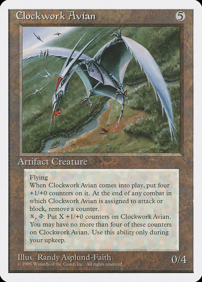 MTG: 4th Edition 306: Clockwork Avian 