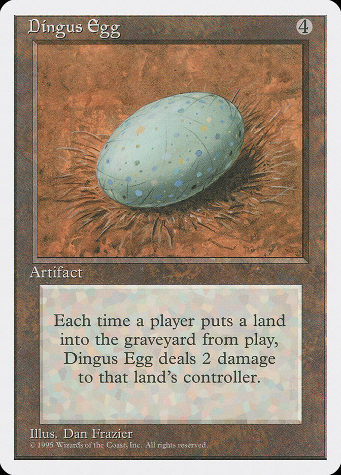 MTG: 4th Edition 315: Dingus Egg 