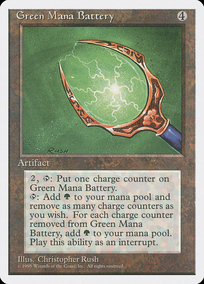 MTG: 4th Edition 323: Green Mana Battery 