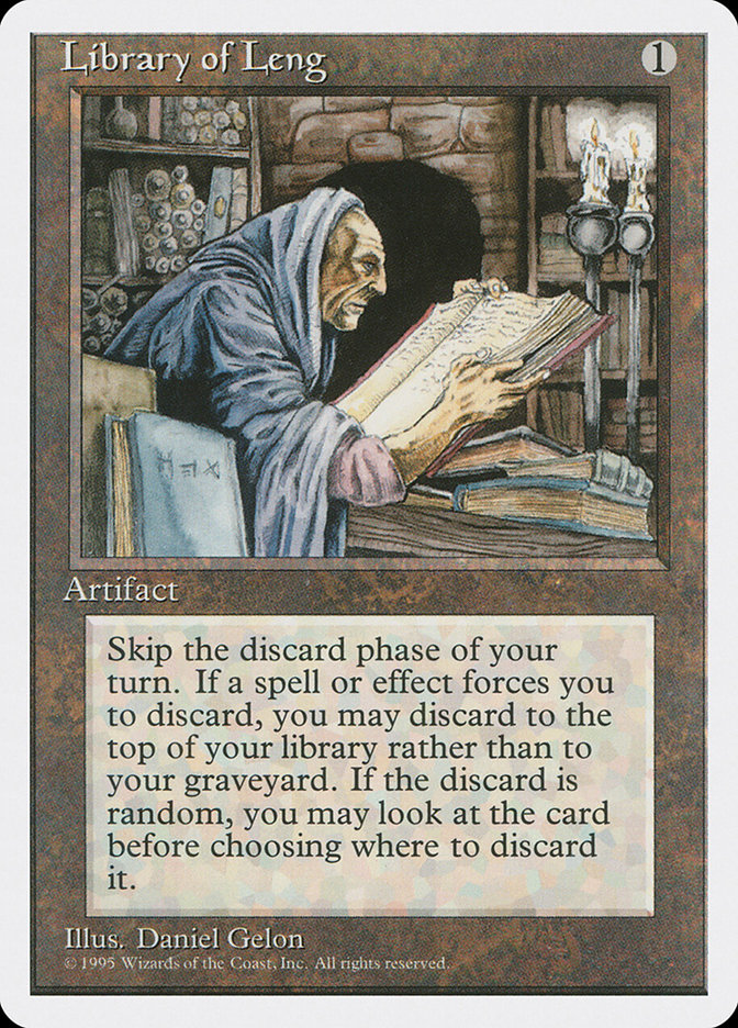 MTG: 4th Edition 333: Library of Leng 