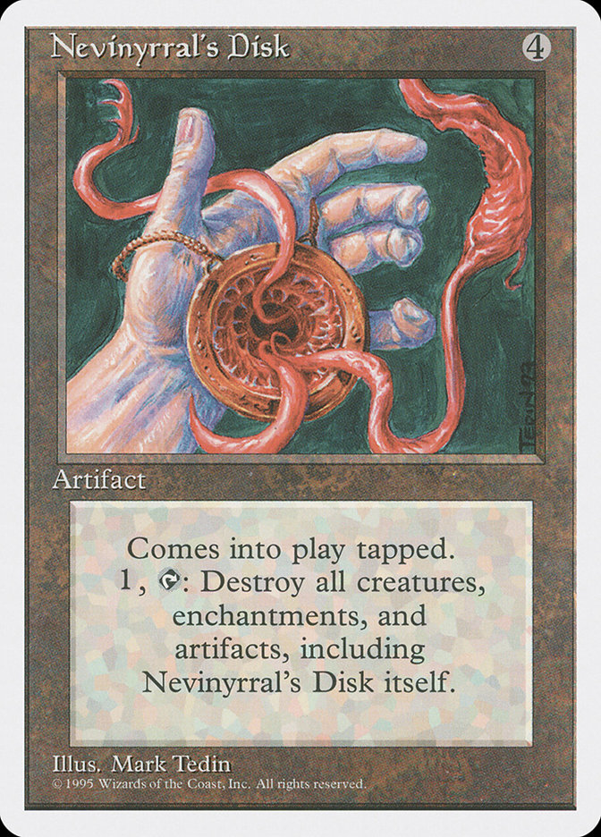 MTG: 4th Edition 338: Nevinyrrals Disk 