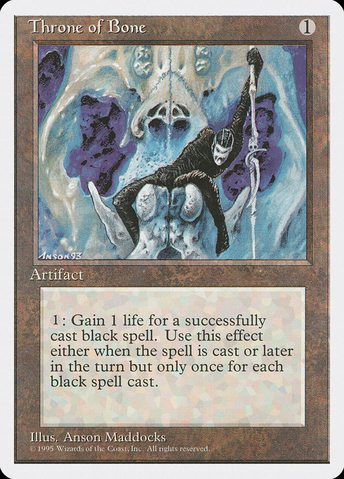 MTG: 4th Edition 353: Throne of Bone 