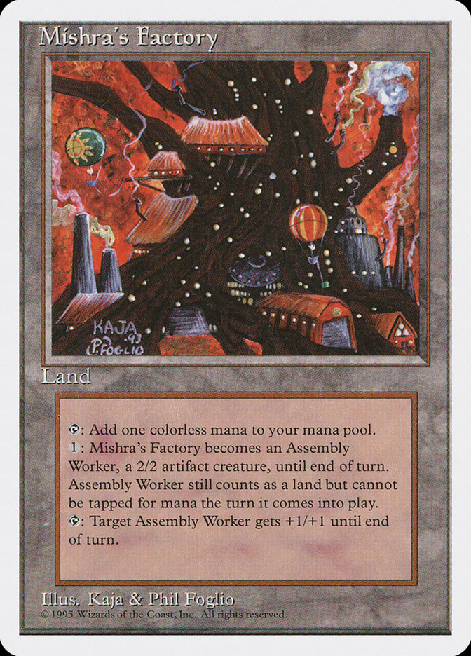 MTG: 4th Edition 361: Mishras Factory 