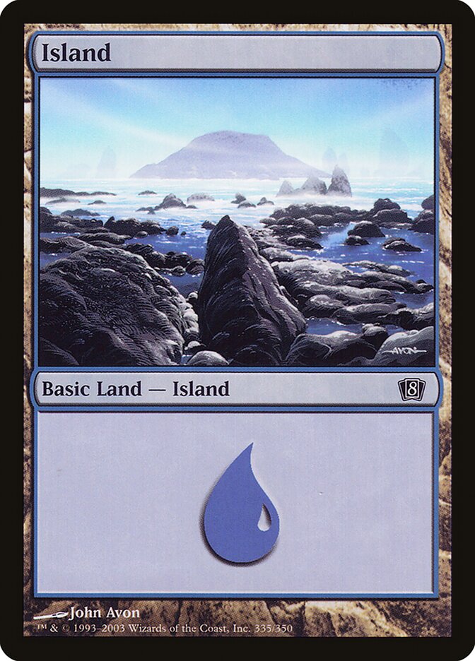 MTG: 8th Edition 335: Island (FOIL) 