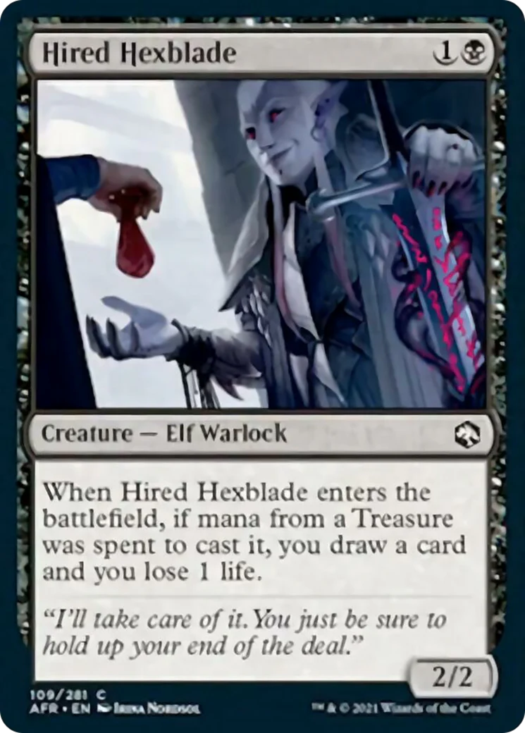 MTG: Adventures in the Forgotten Realms 109: Hired Hexblade 