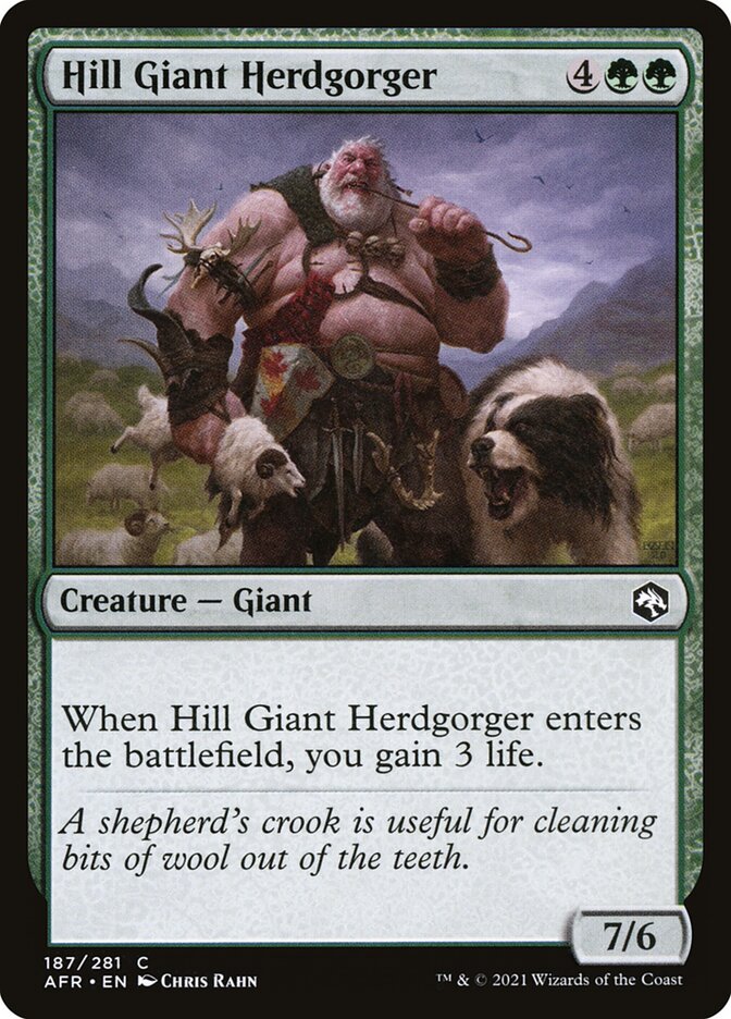 MTG: Adventures in the Forgotten Realms 187: Hill Giant Herdgorger 