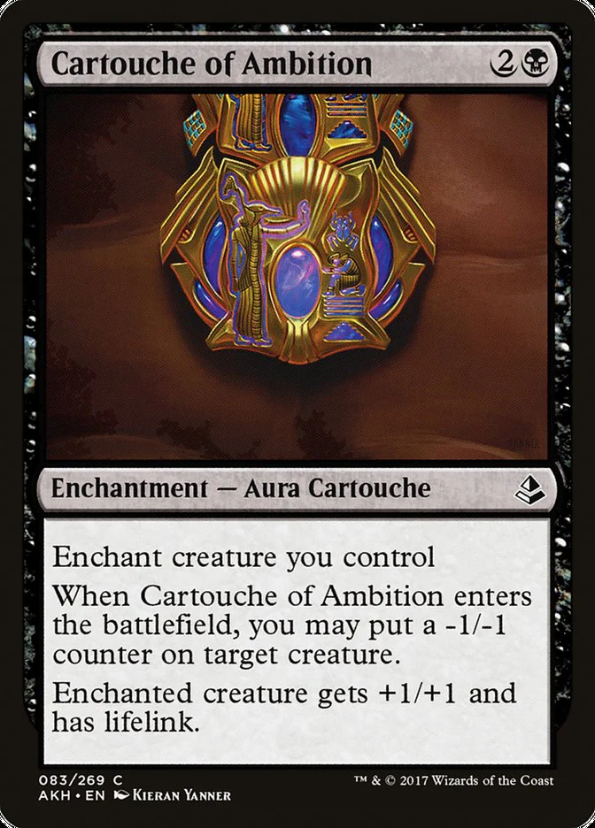 MTG: Amonkhet 083: Cartouche of Ambition 