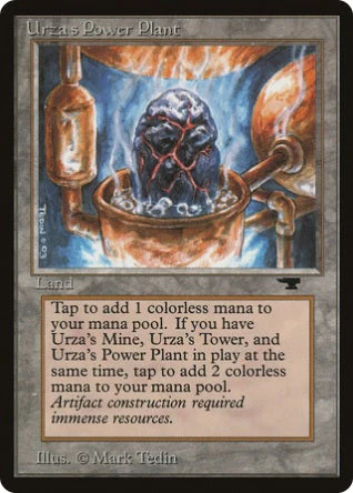 MTG: Antiquities 084d: Urzas Power Plant (Rock in Pot) 